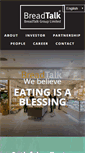 Mobile Screenshot of breadtalk.com